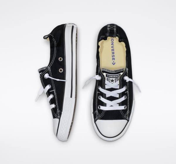 Tenis Bajos Converse Chuck Taylor All Star Shoreline Slip Negros | CV-128HUB