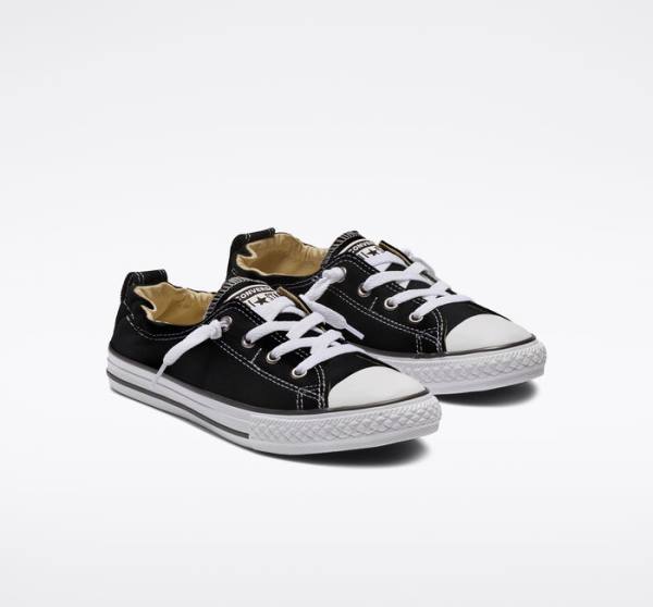 Tenis Bajos Converse Chuck Taylor All Star Shoreline Slip Negros | CV-128HUB