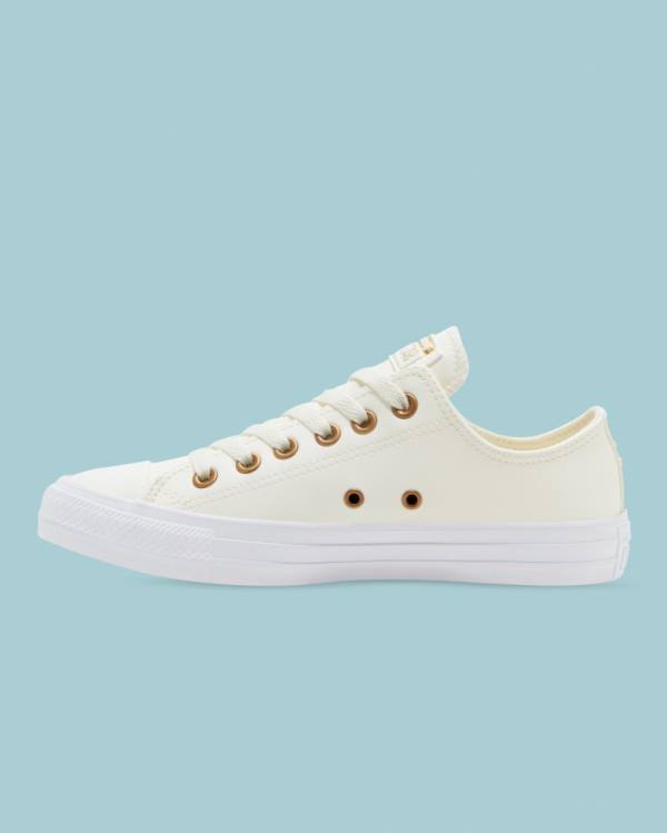 Tenis Bajos Converse Chuck Taylor All Star Go Gold SL Beige | CV-140DEZ