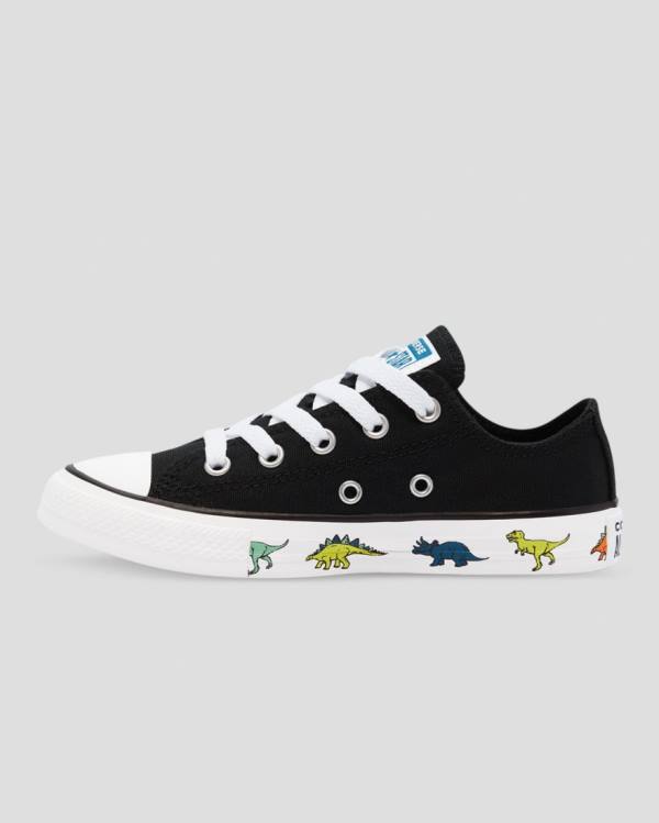 Tenis Bajos Converse Chuck Taylor All Star Dinoverse Negros | CV-170QSB