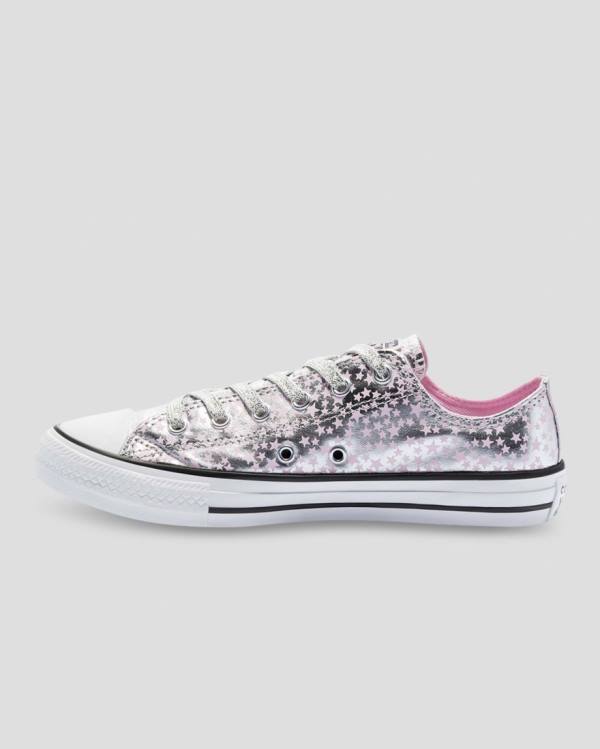 Tenis Bajos Converse Chuck Taylor All Star Shes A Star Rosas Plateados | CV-184SEU