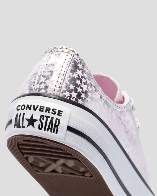 Tenis Bajos Converse Chuck Taylor All Star Shes A Star Rosas Plateados | CV-184SEU