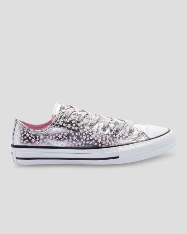 Tenis Bajos Converse Chuck Taylor All Star Shes A Star Rosas Plateados | CV-184SEU