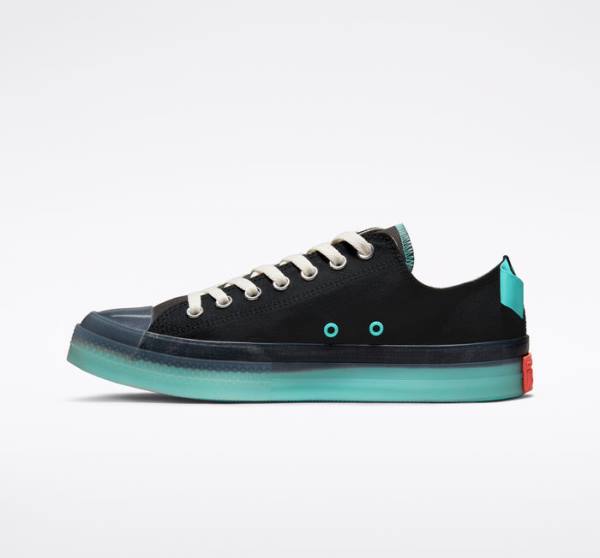 Tenis Bajos Converse Chuck Taylor All Star CX Stretch Lona Negros Turquesa | CV-193GMJ