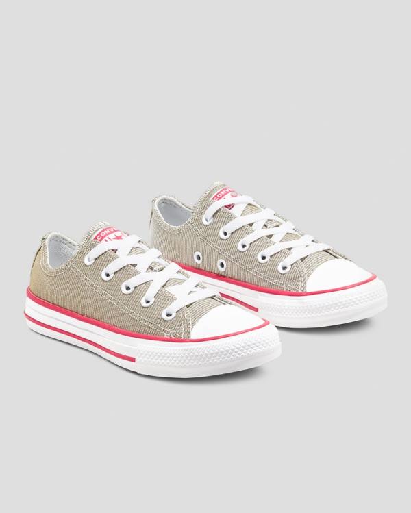 Tenis Bajos Converse Chuck Taylor All Star Glitter Textil Marrom | CV-254WYD