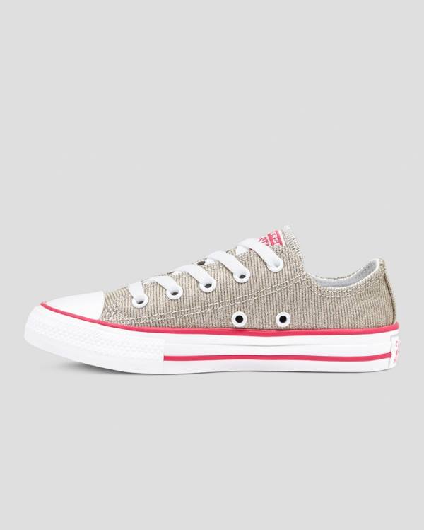 Tenis Bajos Converse Chuck Taylor All Star Glitter Textil Marrom | CV-254WYD