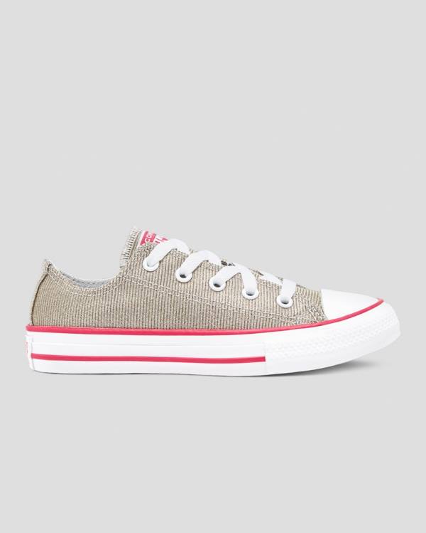 Tenis Bajos Converse Chuck Taylor All Star Glitter Textil Marrom | CV-254WYD