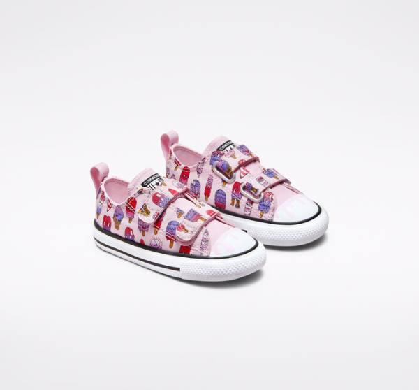 Tenis Bajos Converse Chuck Taylor All Star Easy-On Frozen Treats Rosas Rosas | CV-347NRE