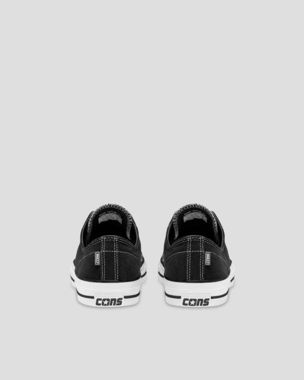 Tenis Bajos Converse Chuck Taylor All Star Pro Gamuza Negros | CV-367OHZ