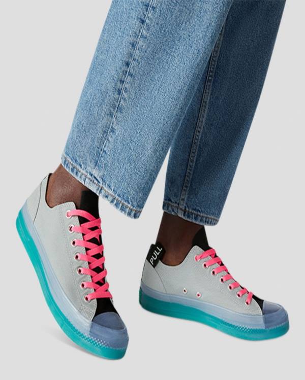 Tenis Bajos Converse Chuck Taylor All Star CX Pull Tab Grises | CV-439ETR