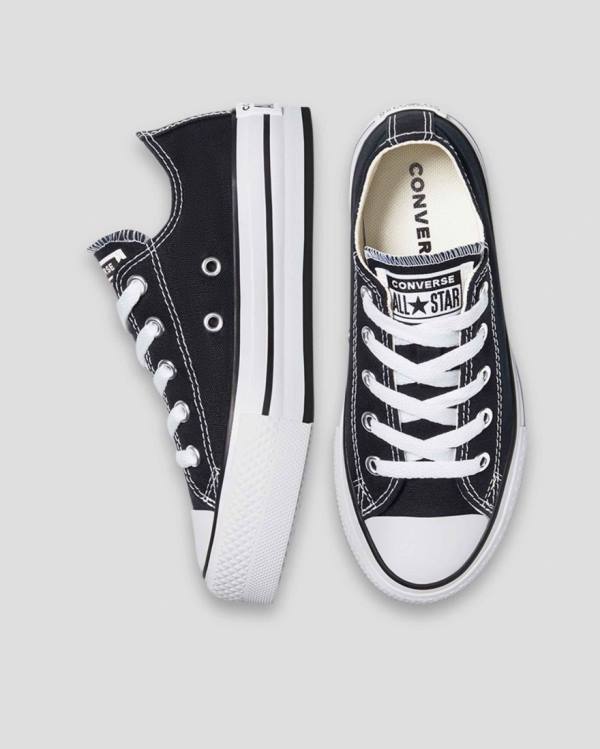 Tenis Bajos Converse Chuck Taylor All Star EVA Plataforma Negros | CV-510NYO