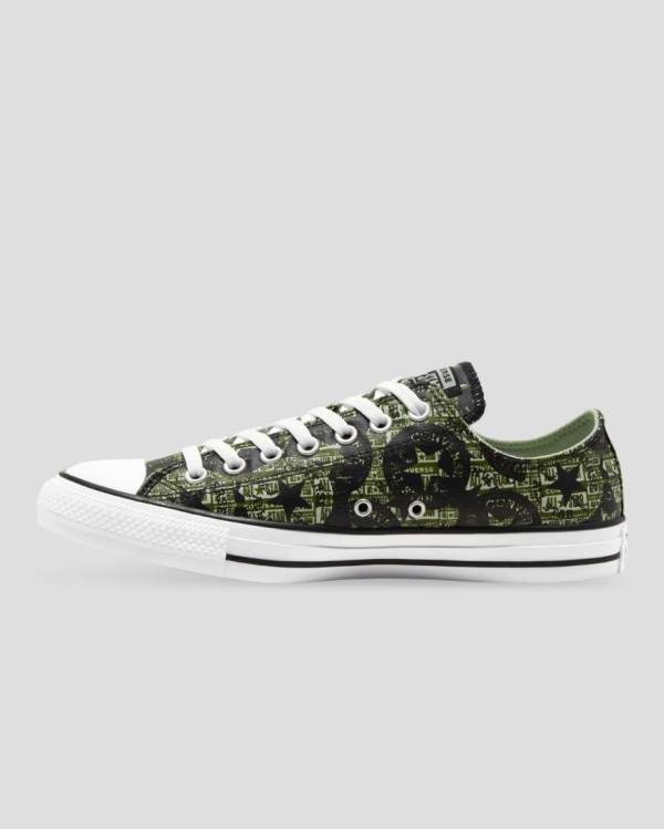 Tenis Bajos Converse Chuck Taylor All Star Logo Replay Negros | CV-521YMX