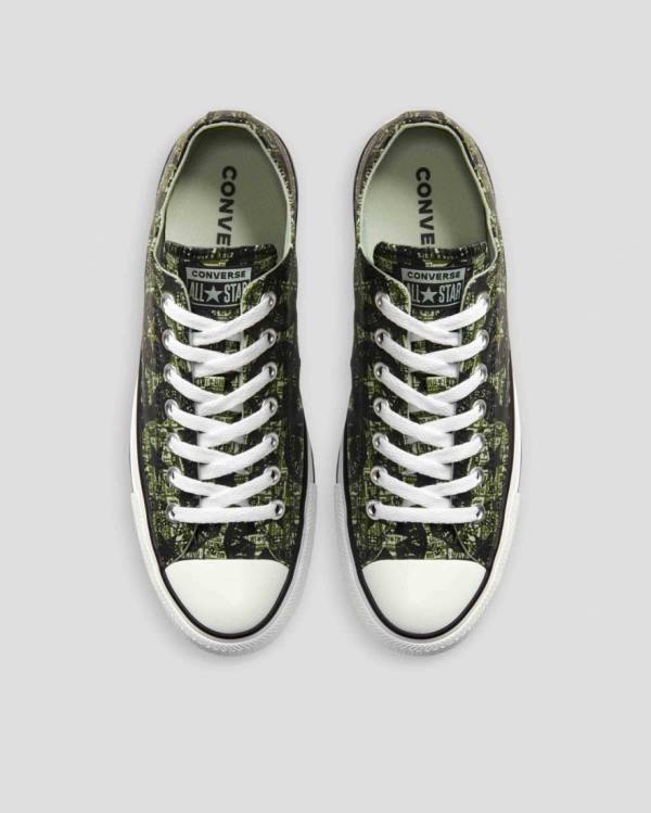 Tenis Bajos Converse Chuck Taylor All Star Logo Replay Negros | CV-521YMX