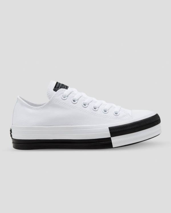 Tenis Bajos Converse Chuck Taylor All Star Lift Rivals Blancos | CV-548JPM