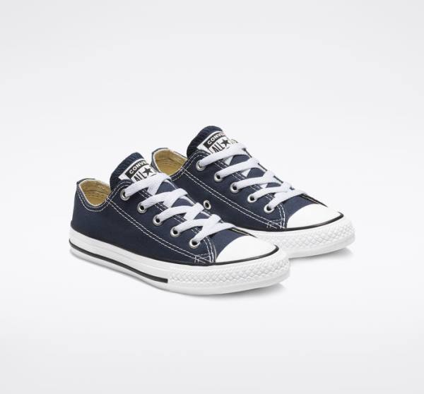 Tenis Bajos Converse Chuck Taylor All Star Classic Azul Marino | CV-609UOJ