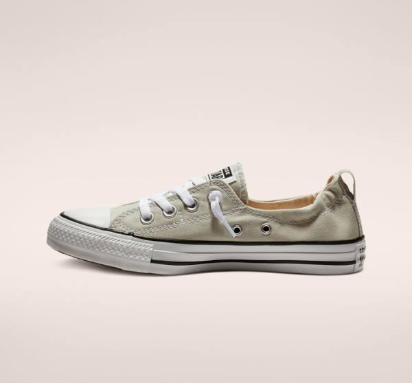 Tenis Bajos Converse Chuck Taylor All Star Shoreline Cloud Gray Slip On Grises | CV-627HVY