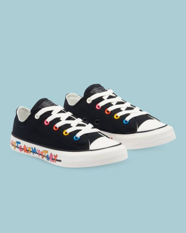 Tenis Bajos Converse Chuck Taylor All Star My Story Negros | CV-648TXR