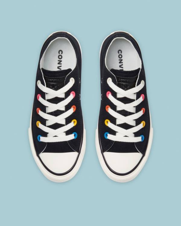 Tenis Bajos Converse Chuck Taylor All Star My Story Negros | CV-648TXR