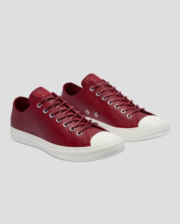 Tenis Bajos Converse Chuck Taylor All Star Seasonal Cuero Vino | CV-672KPM