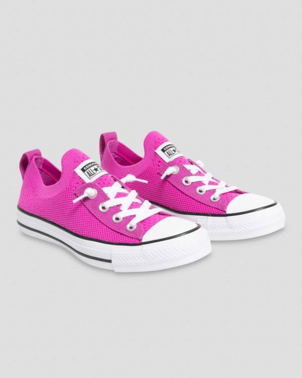 Tenis Bajos Converse Chuck Taylor All Star Shoreline Knit Slip Rosas | CV-689XDU