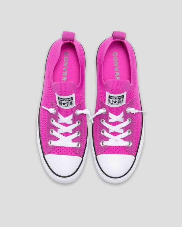 Tenis Bajos Converse Chuck Taylor All Star Shoreline Knit Slip Rosas | CV-689XDU