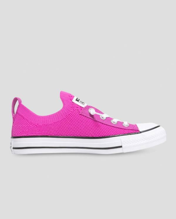 Tenis Bajos Converse Chuck Taylor All Star Shoreline Knit Slip Rosas | CV-689XDU