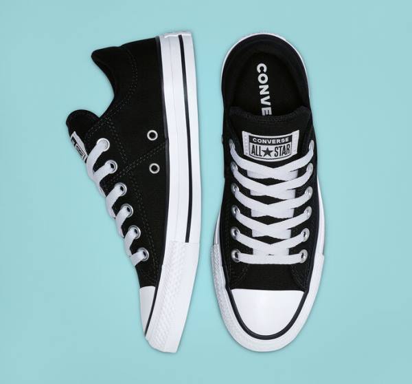 Tenis Bajos Converse Chuck Taylor All Star Madison Negros Blancos | CV-698JQR