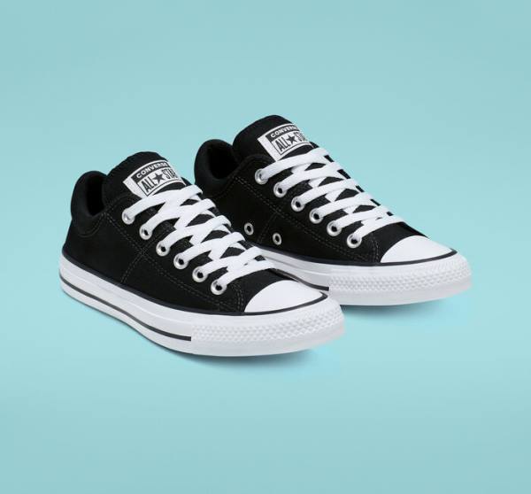 Tenis Bajos Converse Chuck Taylor All Star Madison Negros Blancos | CV-698JQR