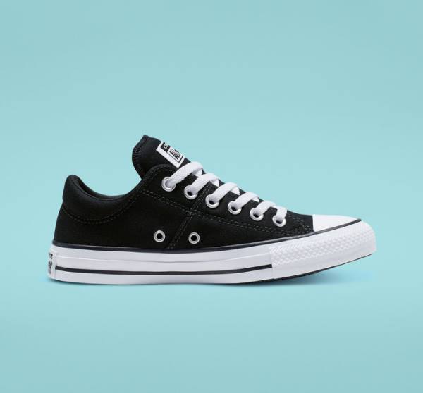 Tenis Bajos Converse Chuck Taylor All Star Madison Negros Blancos | CV-698JQR