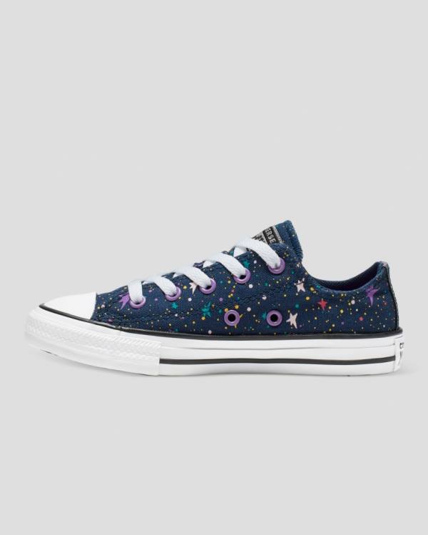 Tenis Bajos Converse Chuck Taylor All Star Star Print Azules Rosas | CV-719XTN