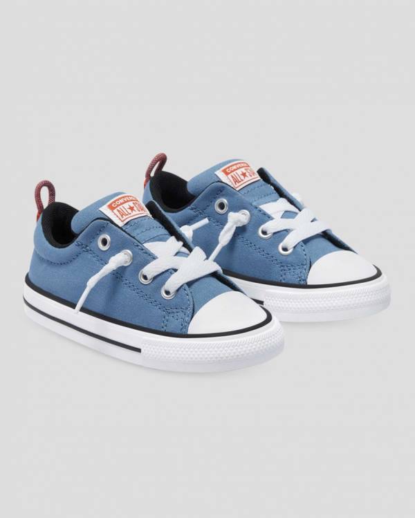 Tenis Bajos Converse Chuck Taylor All Star Calle Slip Azules | CV-726UQY