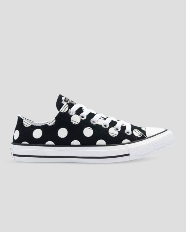 Tenis Bajos Converse Chuck Taylor All Star Glitter Shine Negros | CV-759PEN