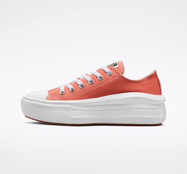 Tenis Bajos Converse Chuck Taylor All Star Move Plataforma Seasonal Color Blancos Blancos | CV-795DQO