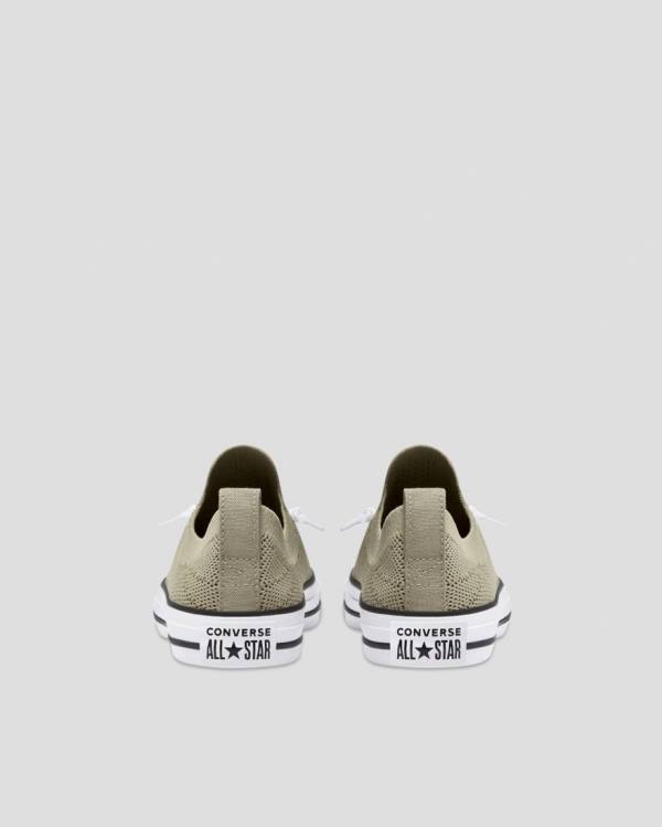 Tenis Bajos Converse Chuck Taylor All Star Shoreline Knit Slip Verdes | CV-819ABH