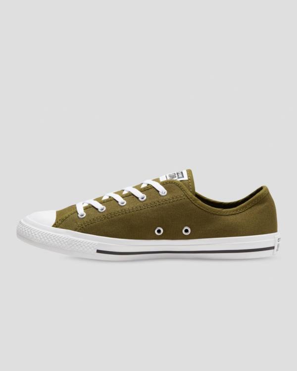 Tenis Bajos Converse Chuck Taylor All Star Dainty Mix And Match Verde Oliva Azules | CV-907DLG