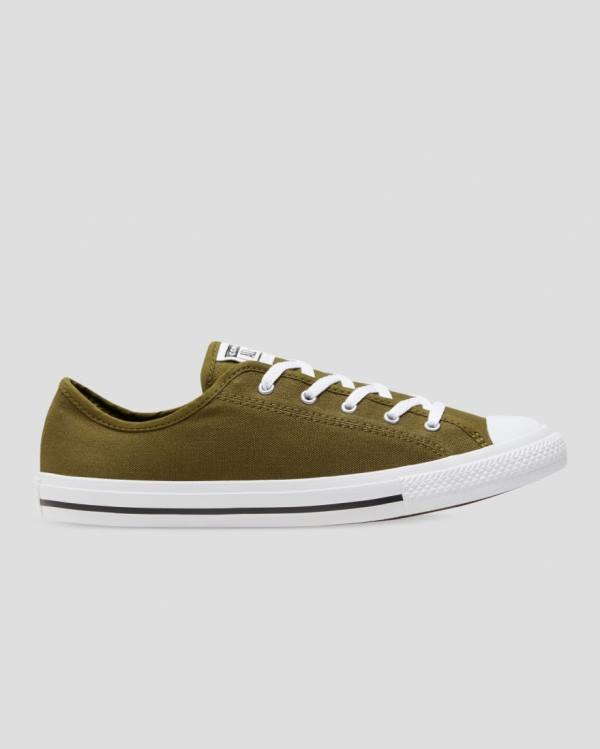 Tenis Bajos Converse Chuck Taylor All Star Dainty Mix And Match Verde Oliva Azules | CV-907DLG