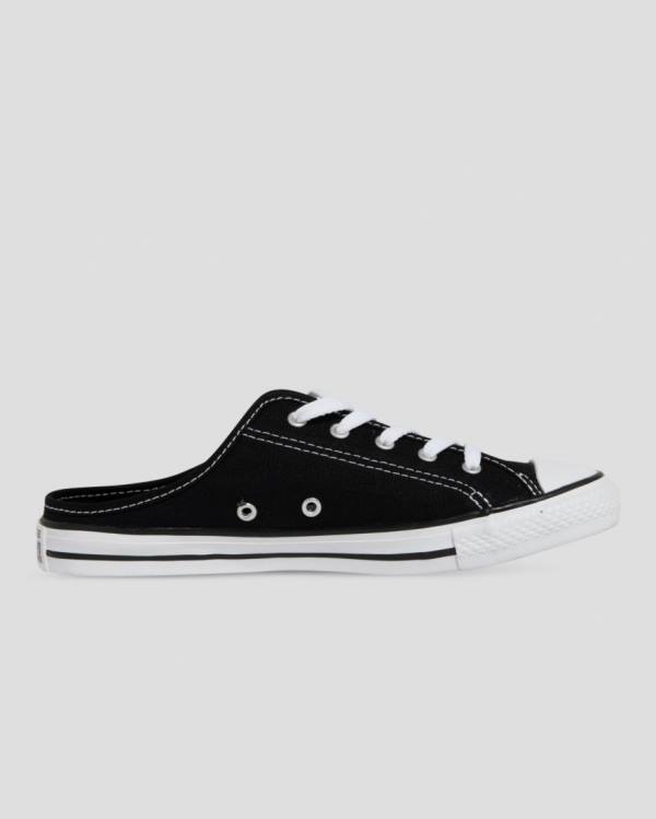 Tenis Bajos Converse Chuck Taylor Dainty Mule Slip Negros | CV-264HEU