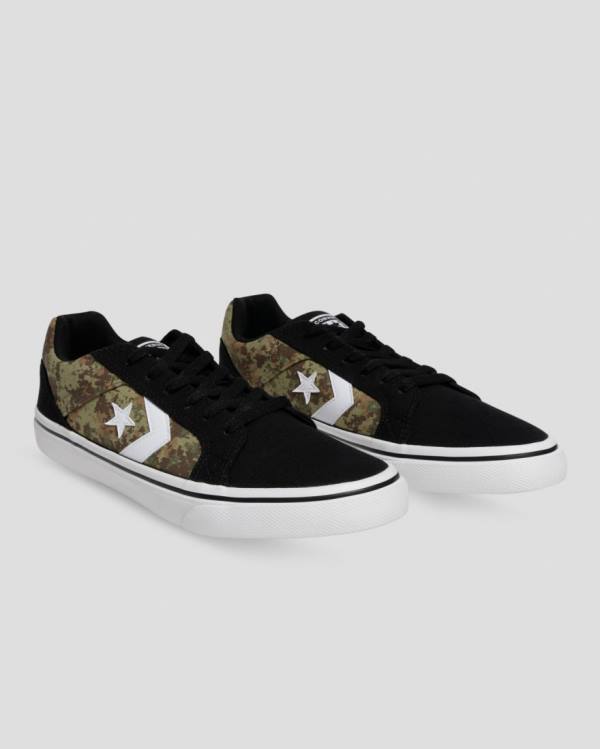 Tenis Bajos Converse El Distrito Mix And Match Negros Camuflados | CV-283DXR