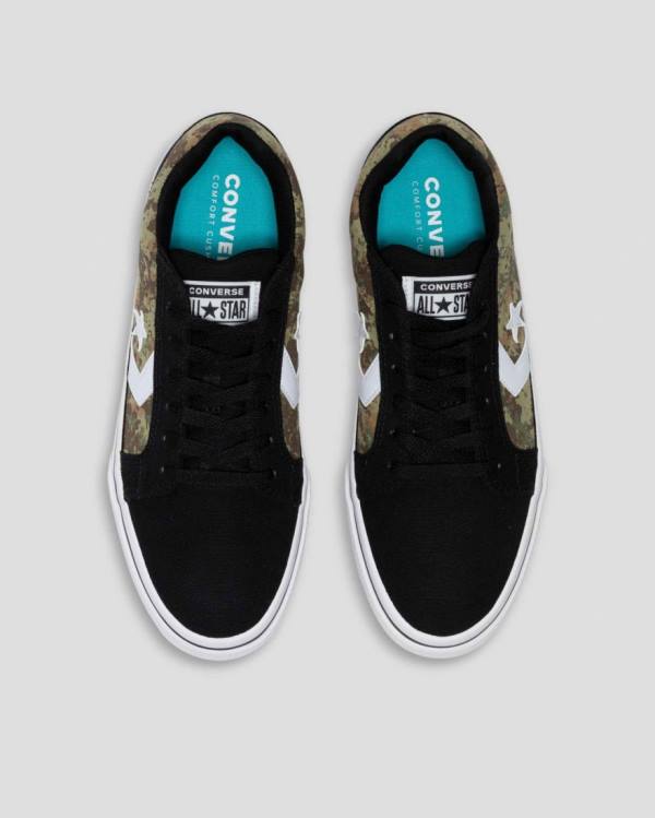 Tenis Bajos Converse El Distrito Mix And Match Negros Camuflados | CV-283DXR