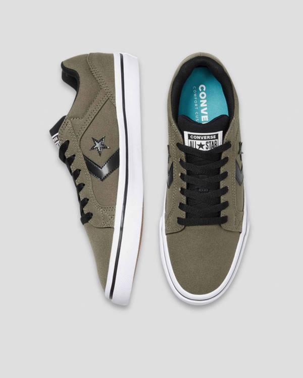 Tenis Bajos Converse El Distrito Mix And Match Verde Oliva | CV-451PJW