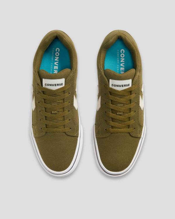 Tenis Bajos Converse El Distrito Mix And Match Verde Oliva | CV-514PTZ