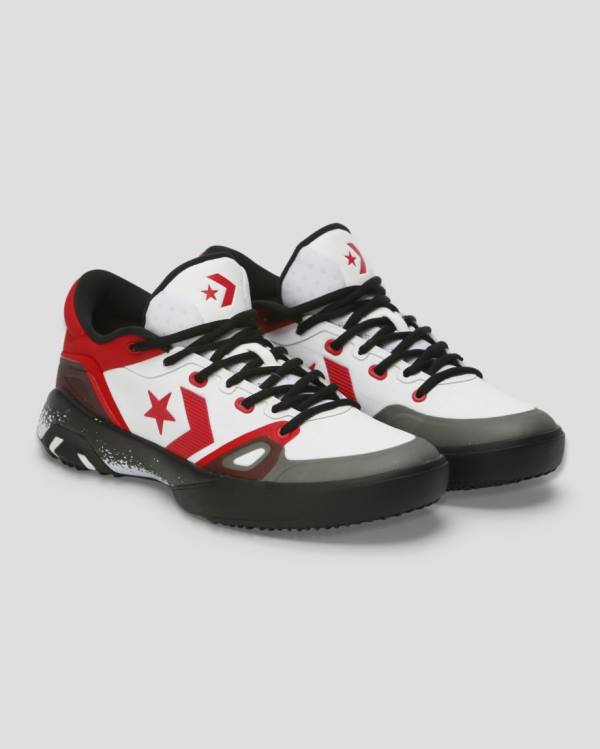 Tenis Bajos Converse G4 Rivals Blancos Rojos Negros | CV-271HIU