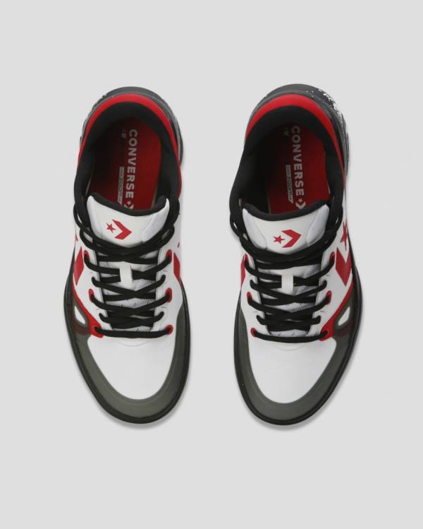 Tenis Bajos Converse G4 Rivals Blancos Rojos Negros | CV-915OTE