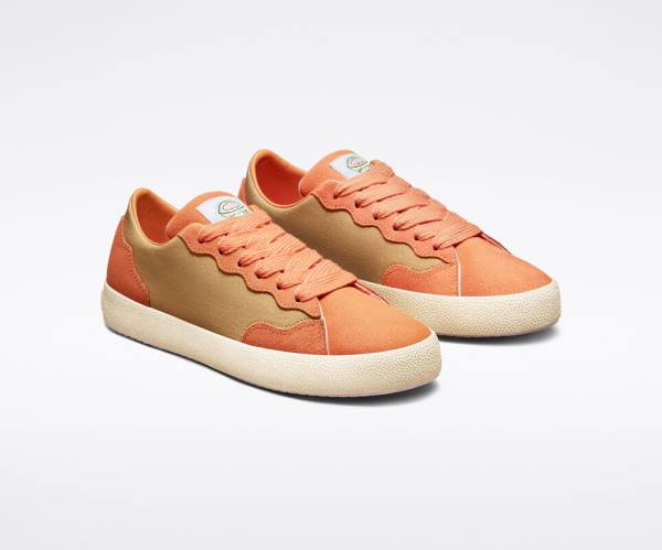 Tenis Bajos Converse GOLF le FLEUR GLF 2.0 Amarillos Oscuro Cobra Marrom Blancos | CV-749FWV