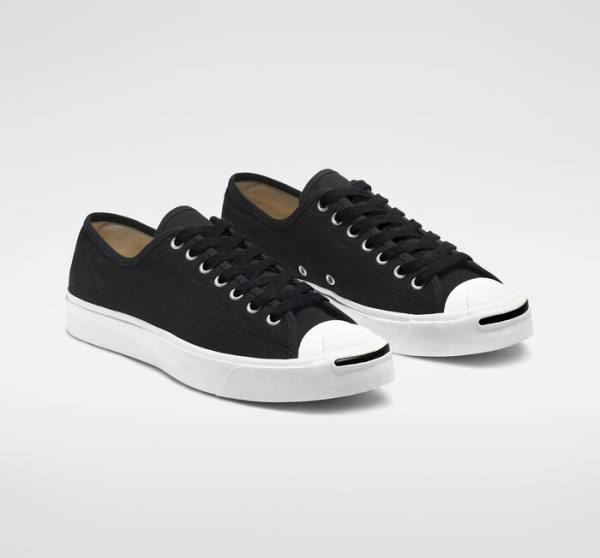 Tenis Bajos Converse Jack Purcell Lona Negros Blancos | CV-287IHK