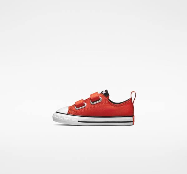 Tenis Bajos Converse Peanuts Chuck Taylor All Star Easy-On Rojos Negros Blancos | CV-082MRU