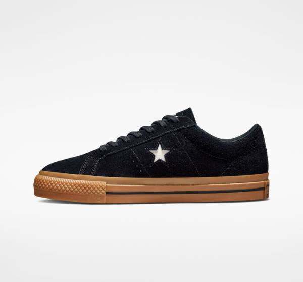 Tenis Bajos Converse Peanuts One Star Negros Naranjas | CV-598QWO