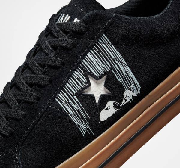 Tenis Bajos Converse Peanuts One Star Negros Naranjas | CV-951CWT