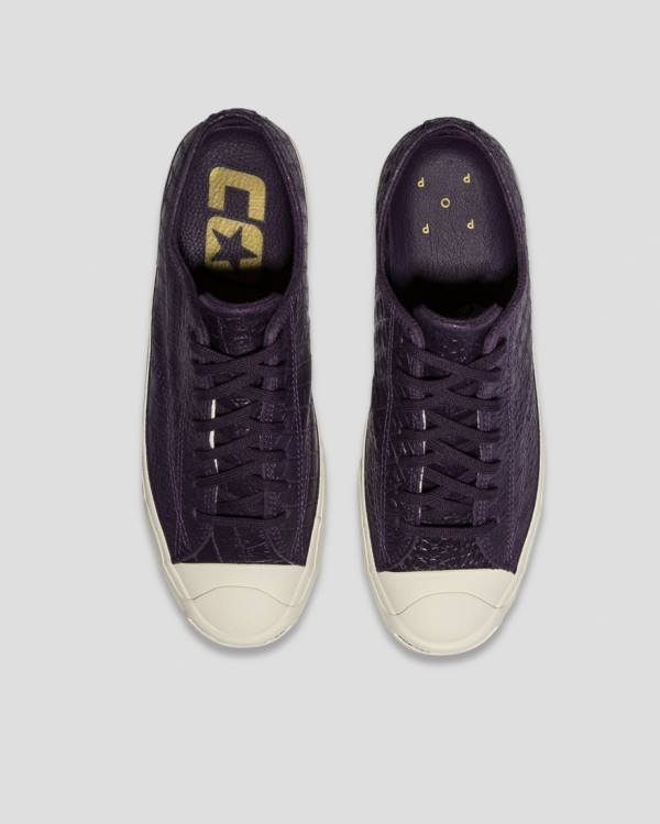 Tenis Bajos Converse Pop Trading Co Jack Purcell Pro Morados Negros | CV-703JTC