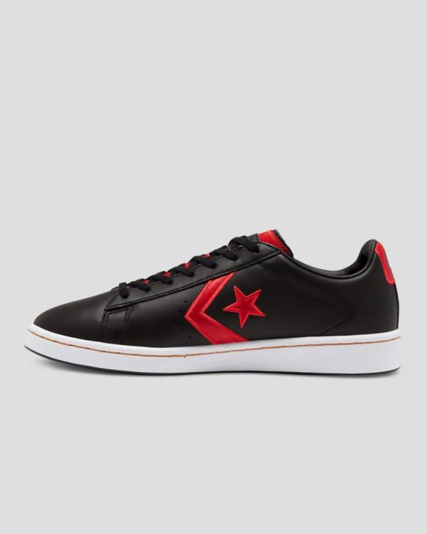 Tenis Bajos Converse Pro Cuero Bleeding Colours Negros | CV-568PUF